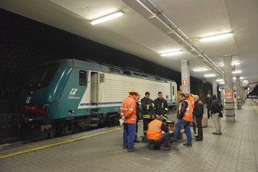 Genova - stazione principe, Binario 20 - incendio locomotore