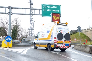 Genova - incidente mortale autostrada