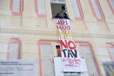 Genova - manifestazione arrestato no tav