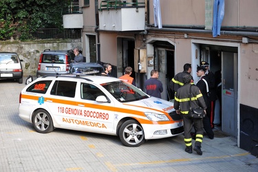 Genova - via Zara - incidente sul lavoro, muore meccanico folgor