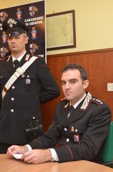 Genova - conferenza stampa Carabinieri dopo omicidio rudere occu