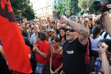 Genova - Piazza Alimonda - la commemorazione dopo undici anni da