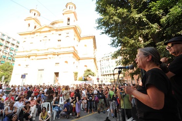 Genova - Piazza Alimonda - la commemorazione dopo undici anni da