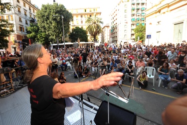 Genova - Piazza Alimonda - la commemorazione dopo undici anni da