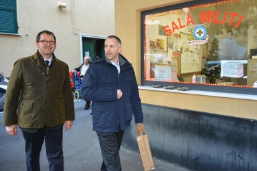 Genova - sindaco Doria in visita a Sampierdarena
