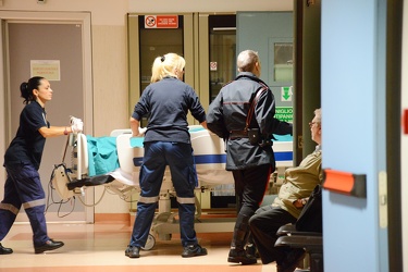 Genova - ospedale San Martino - l'uomo ferito subito dopo l'oper