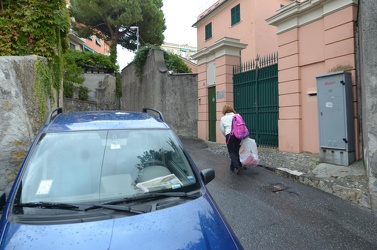 Genova - via Padre Semeria - istituto immacolatine e strada trop