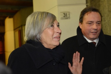 Genova - ex sindaco Marta Vincenzi esce dagli uffici della Procu