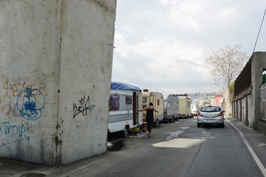 Genova - accampamenti nomadi