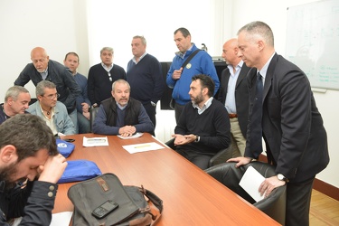 Genova - sede amt - incontro tra sindacati e sindaco