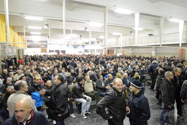 Genova - altra giornata di sciopero lavoratori amt - assemblea p