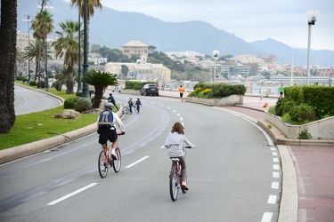 Genova - Corso Italia chiusa al traffico su una corsia per la do