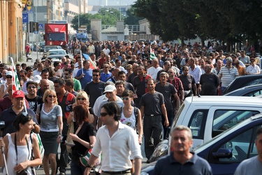 corteo lavoratori Ansaldo