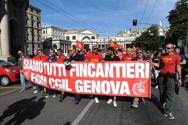 corteo fincantieri processo lavoratori