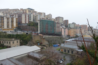 Genova, quartiere Lagaccio - la frana di via Ventotene