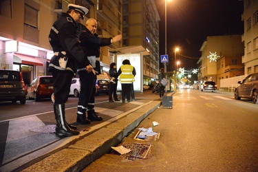 Genova - grave incidente stradale in Via Molassana - anziana inv