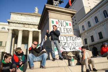 Genova - manifestazione forconi - terzo giorno