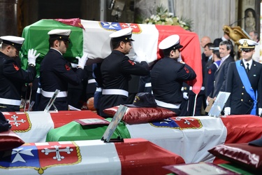 Genova - funerale di stato vittime porto