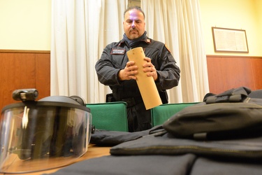 Genova, San Giuliano - conferenza stampa carabinieri artificeri