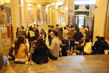 Genova - via XII Ottobre - movida notturna studenti erasmus