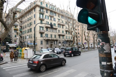 Genova - Corso Sardegna, angolo via Bonifacio - ennesimo investi