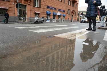 Genova - Corso Sardegna, angolo via Bonifacio - ennesimo investi