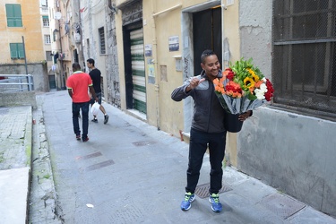 Genova - centro storico zona via del Campo - da maratoneta a ven
