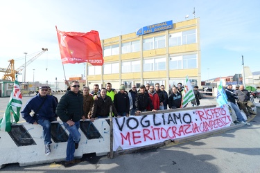 Genova - Terminal San Giorgio, Ponte Etiopia - presidio protesta