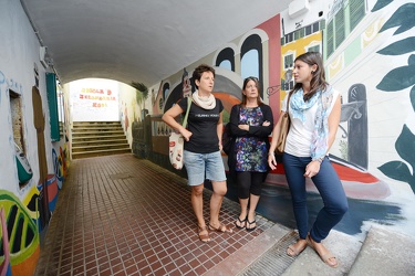 Genova, Sori, stazione ferroviaria - il sottopasso decorato dai 