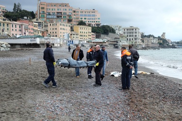 Genova Strula, foce torrente, sotto via del Tritone - trovato ca