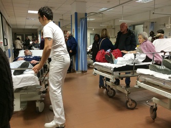Genova - Sabato sera al pronto soccorso dell'ospedale San Martin