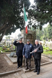 Genova - cimitero di Staglieno - la tradizionale cerimonia dell'