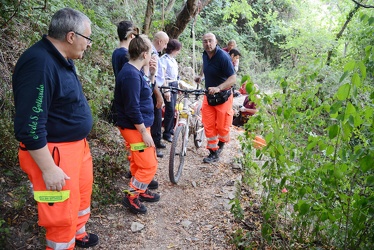 Genova - San Gottardo - ciclista muore cadendo in un dirupo