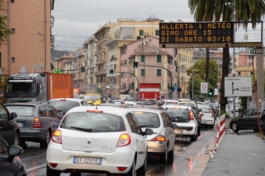 Genova - allerta maltempo primi giorni ottobre 2015