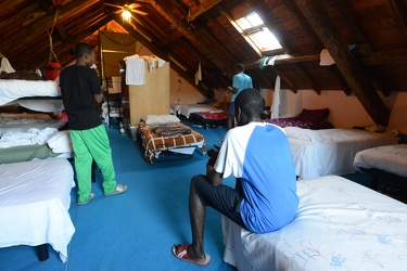 Genova, Campo Ligure - agriturismo Bertin che ospita 31 migranti