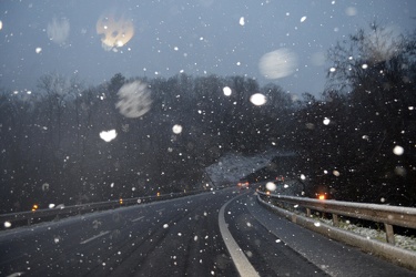 Genova, maltempo, neve: neve anche a bassa quota