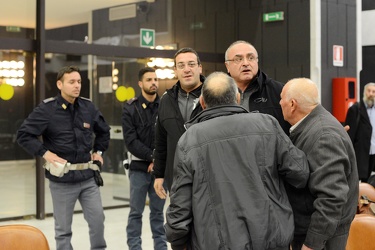 Genova, tribunale, aula bunker - lettura sentenza associazione a