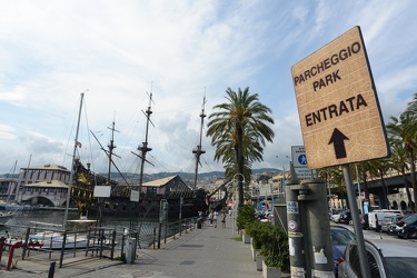 Genova - la zona del centro storico che si affaccia sul mare