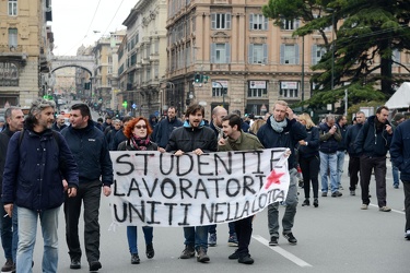 Genova, protesta lavoratori ATP