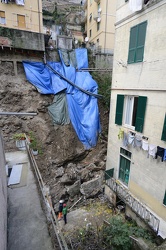 Genova - due giorni dopo la frana in Via Daneo