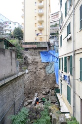 Genova - due giorni dopo la frana in Via Daneo