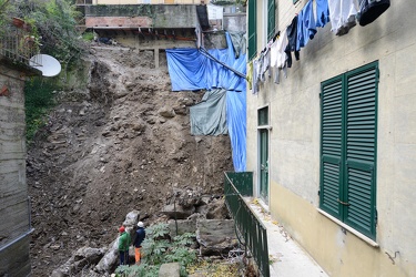 Genova - due giorni dopo la frana in Via Daneo