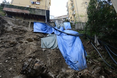 Genova - due giorni dopo la frana in Via Daneo