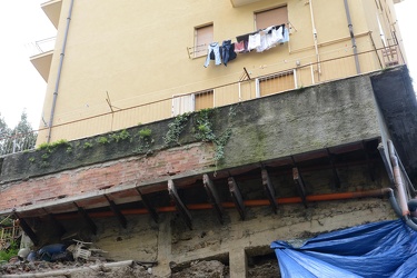 Genova - due giorni dopo la frana in Via Daneo