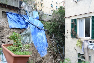 Genova - due giorni dopo la frana in Via Daneo