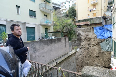 Genova - due giorni dopo la frana in Via Daneo