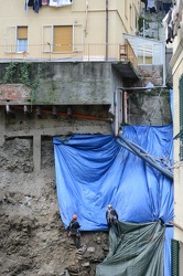 Genova - due giorni dopo la frana in Via Daneo