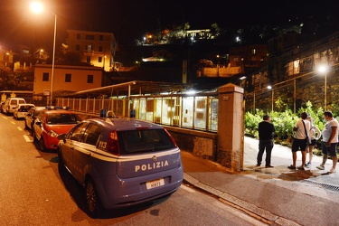 Genova Nervi - via Donato Somma - signora muore in circostanze d