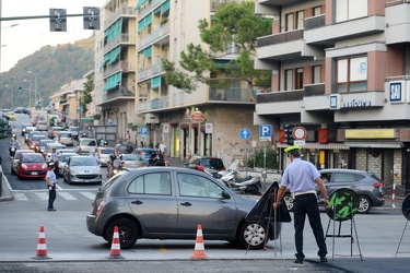 Genova - l'incrocio tra Corso Europa, via Timavo e via Isonzo