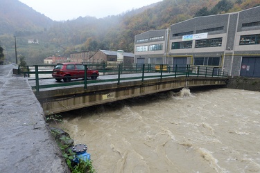 Genova, Voltri - maltempo intenso in via delle Fabbriche